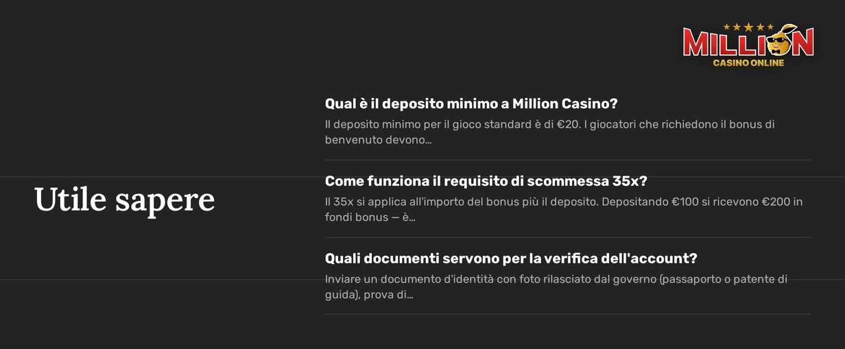 Leggi le risposte rapide